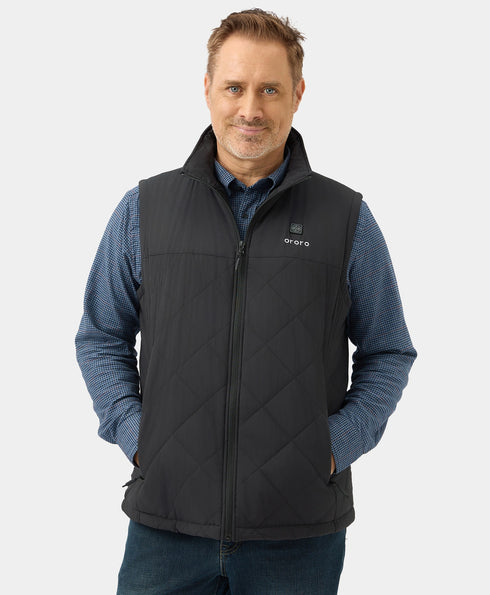 Men's Heated Quilted Vest view 1