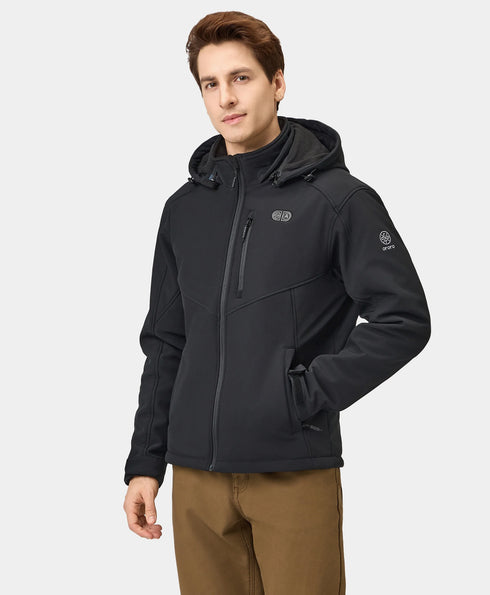 Men's Dual Control Heated Jacket With 5 Heating Zones (Chest Heating) ,view 1