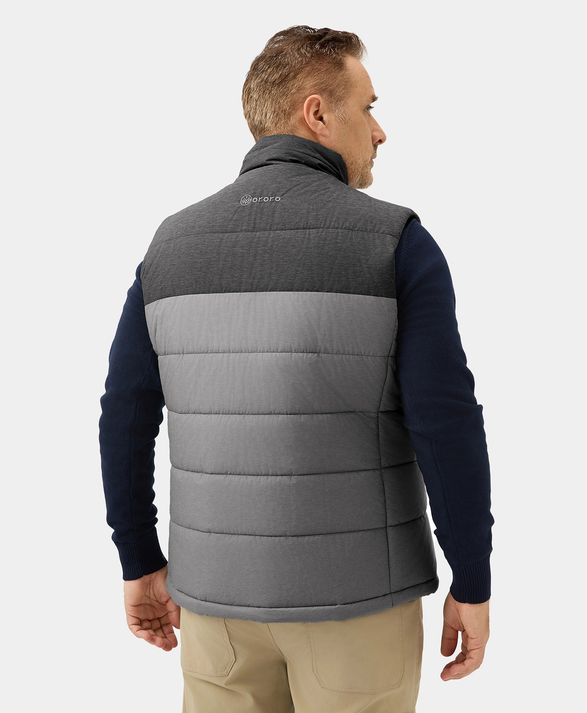 Men's Classic Heated Gilet - Flecking Grey