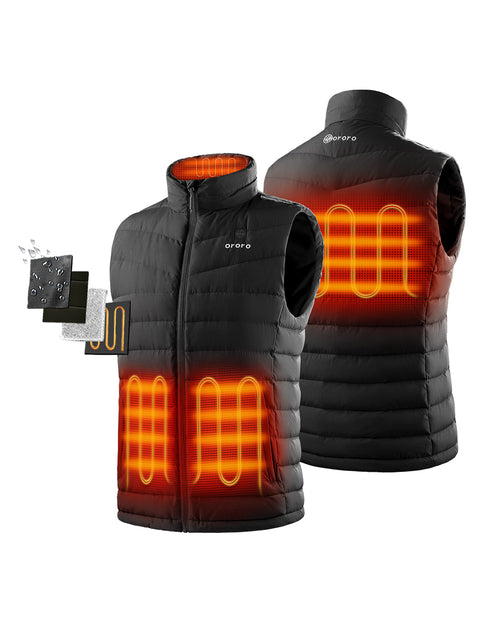 Men's Heated Lightweight Down Vest ,view 2