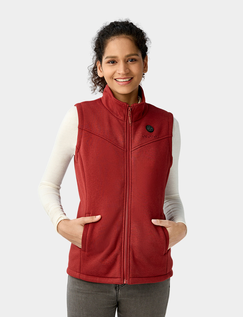 Women's Heated Fleece Vest 