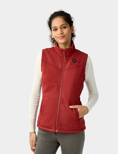 Women's Heated Fleece Vest