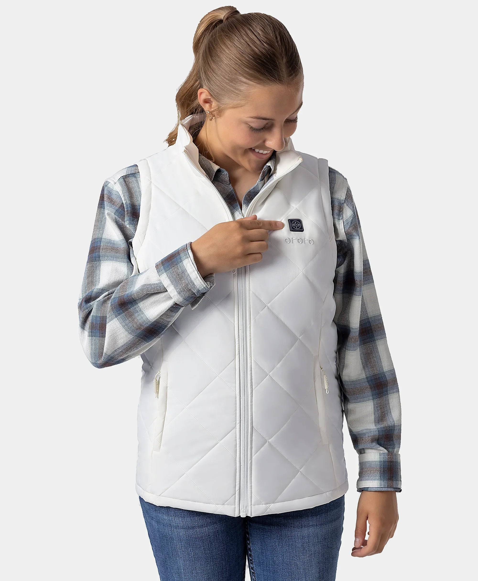 Women’s Junior 4-Zone Heated Quilted Vest
