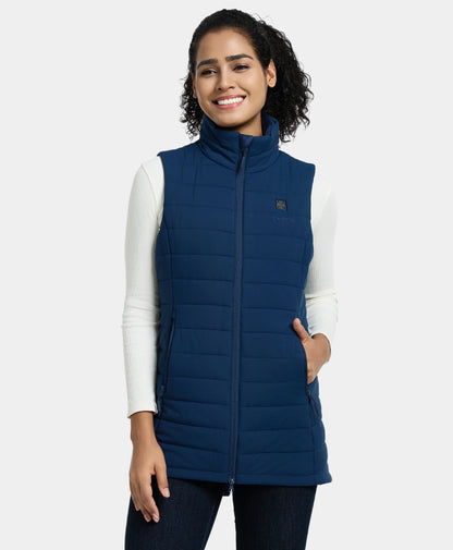 Tribeca Women's Heated Long Puffer Vest