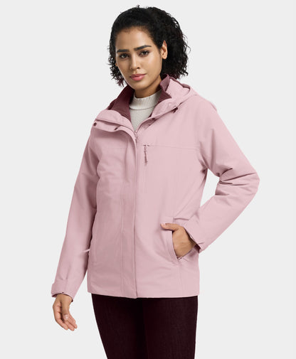 River Ridge Women's  3-in-1 Heated Jacket with Fleece Liner