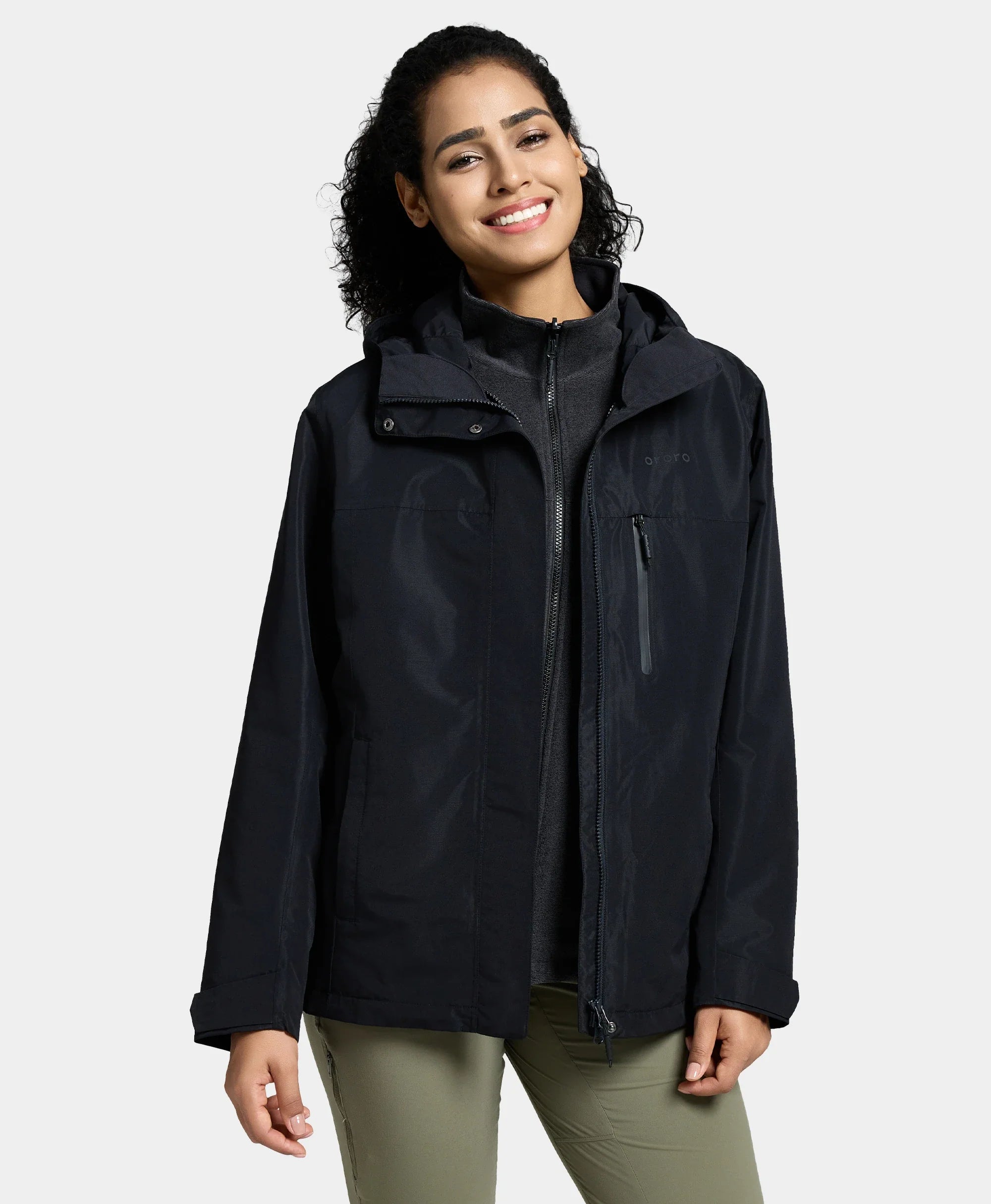 River Ridge Women's  3-in-1 Heated Jacket with Fleece Liner, Thumbnail 22