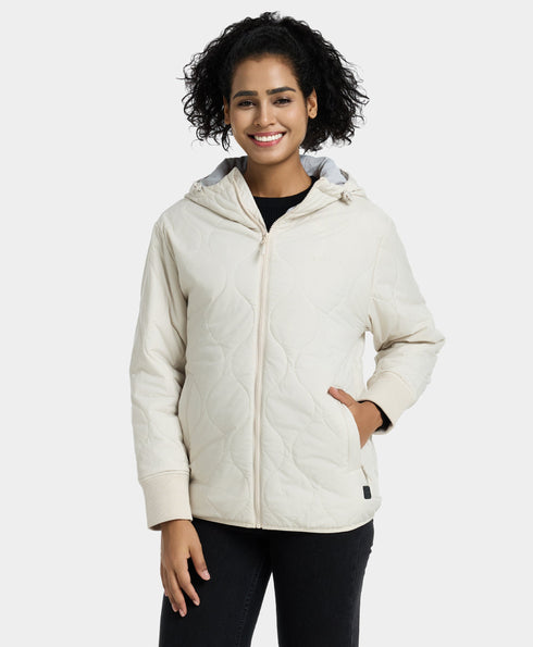 Stargazer Women's Heated Quilted Hoodie Jacket view 1