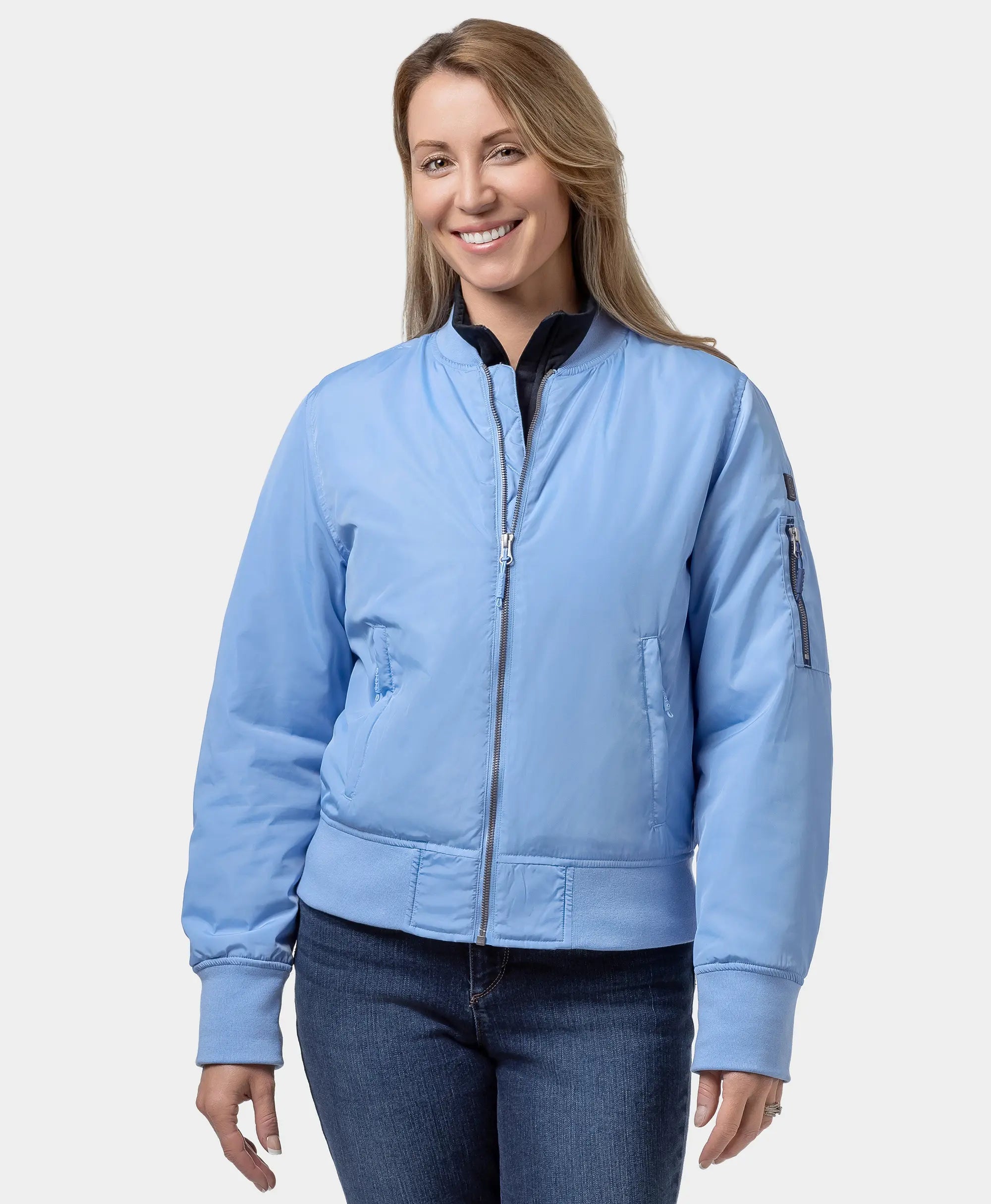 (Open-box) Cityscape Women's Heated Bomber Jacket, Thumbnail 14
