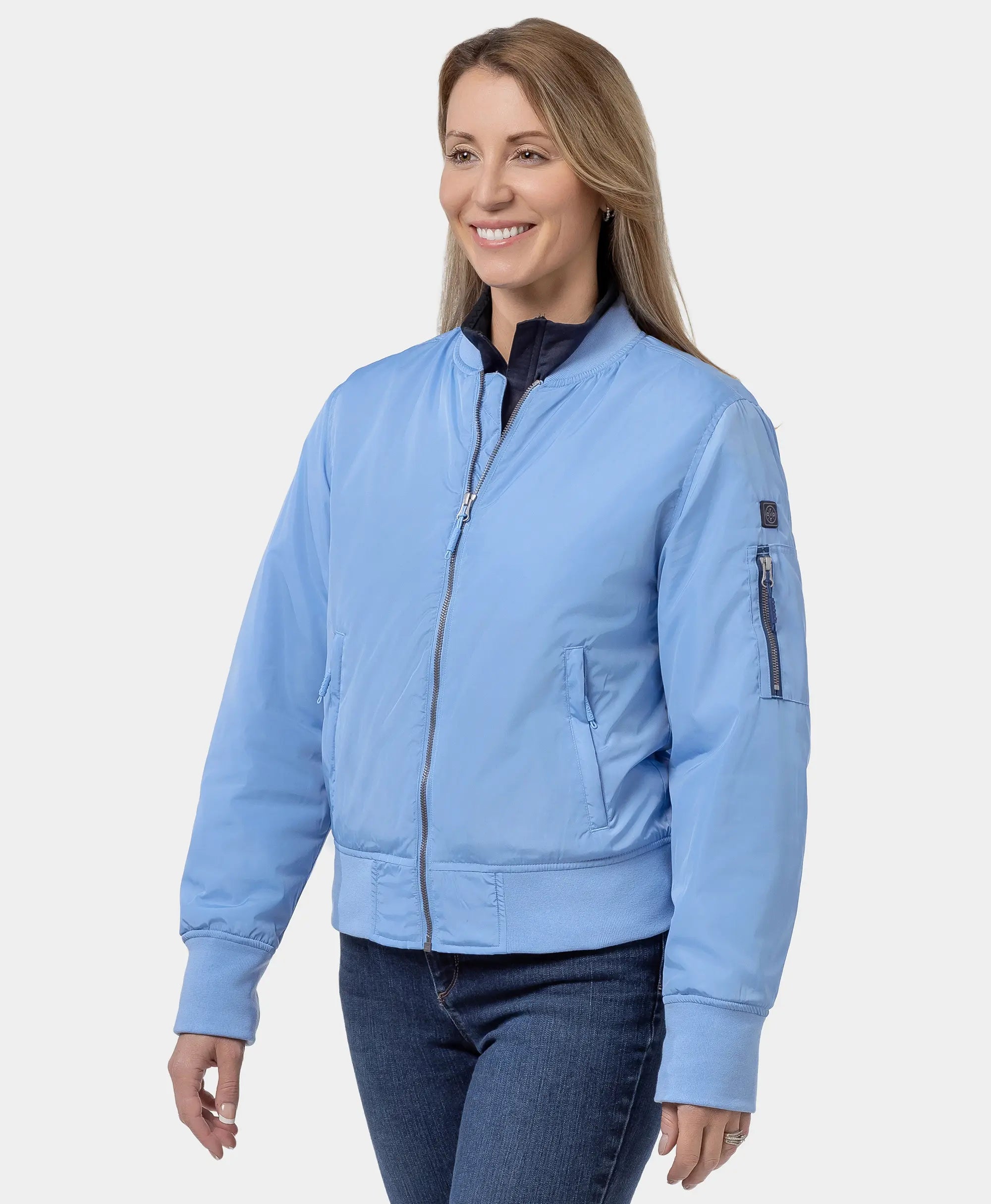 (Open-box) Cityscape Women's Heated Bomber Jacket, Thumbnail 16