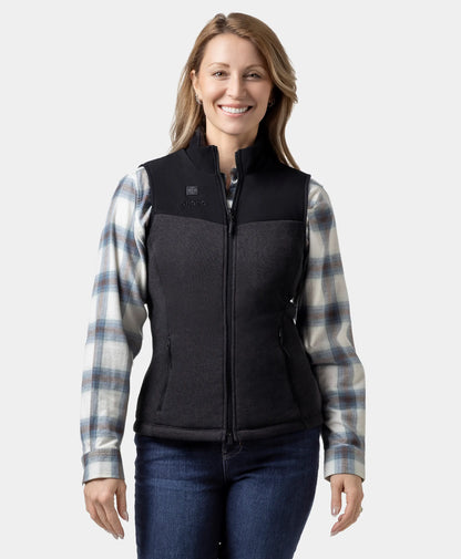 Augusta Women's Heated Sweater Fleece Gilet