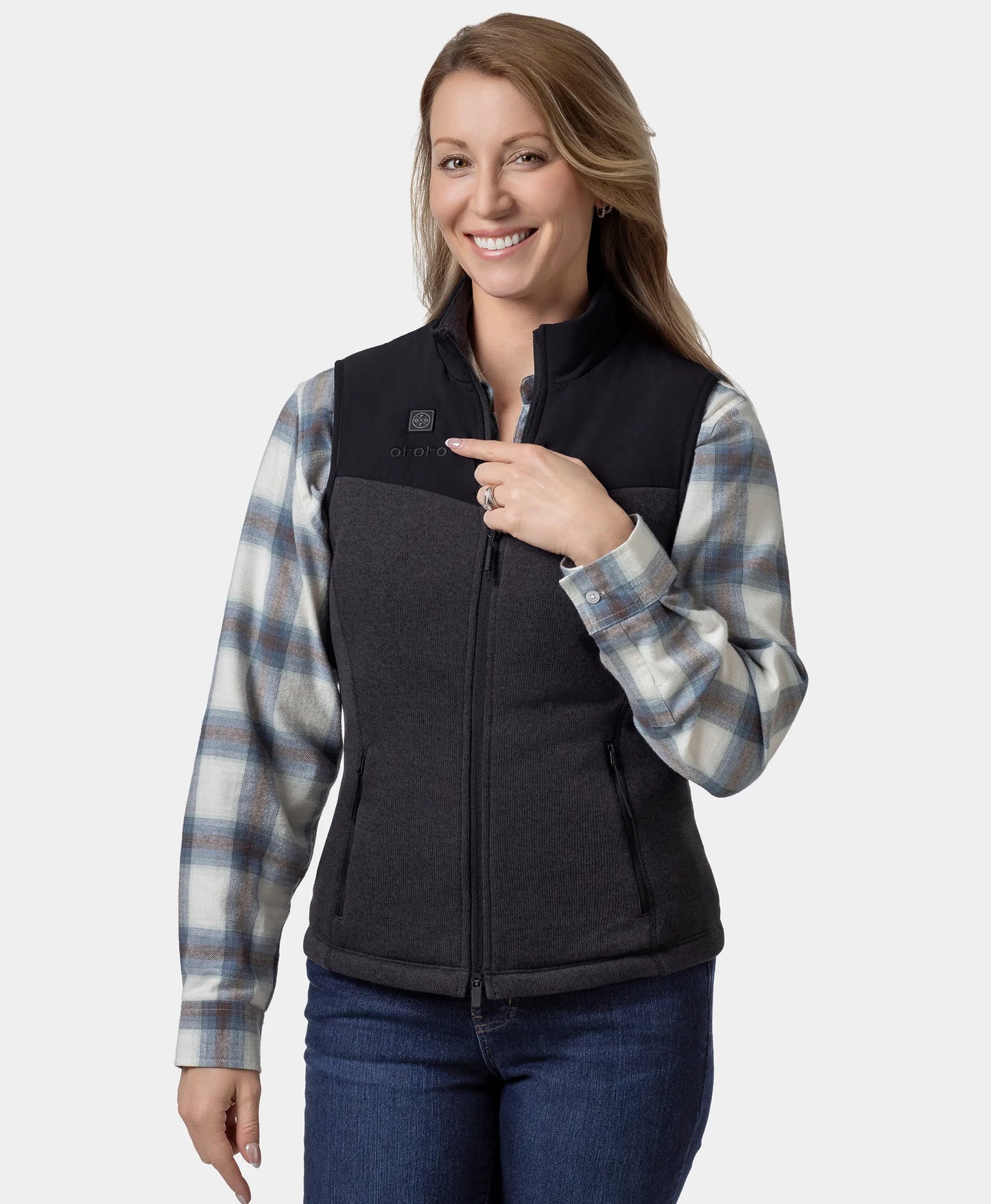 Augusta Women's Heated Sweater Fleece Gilet