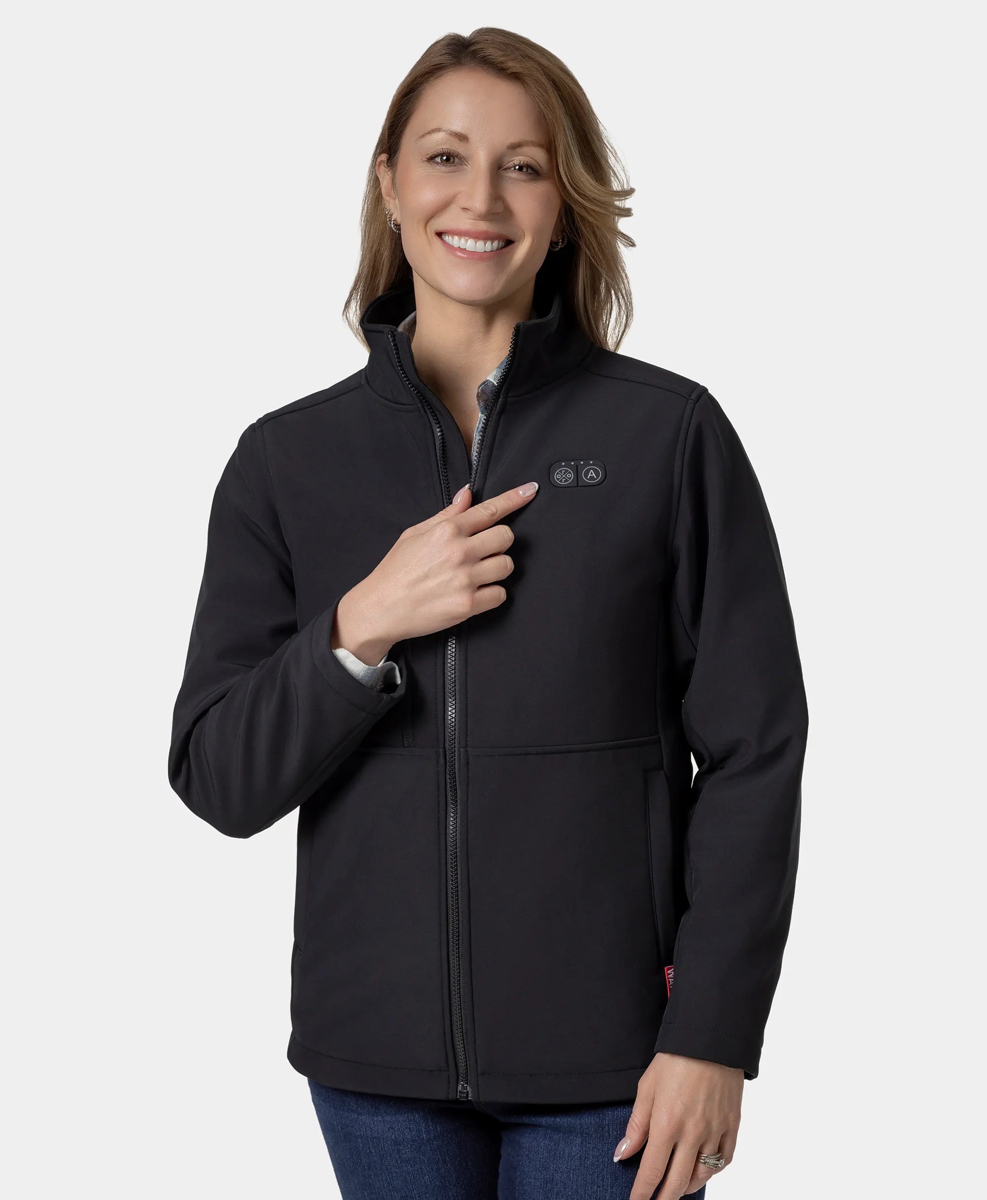 Maverick SureWarm® Women's 6-Zone Dual-Control Heated Softshell Jacket, Thumbnail 18