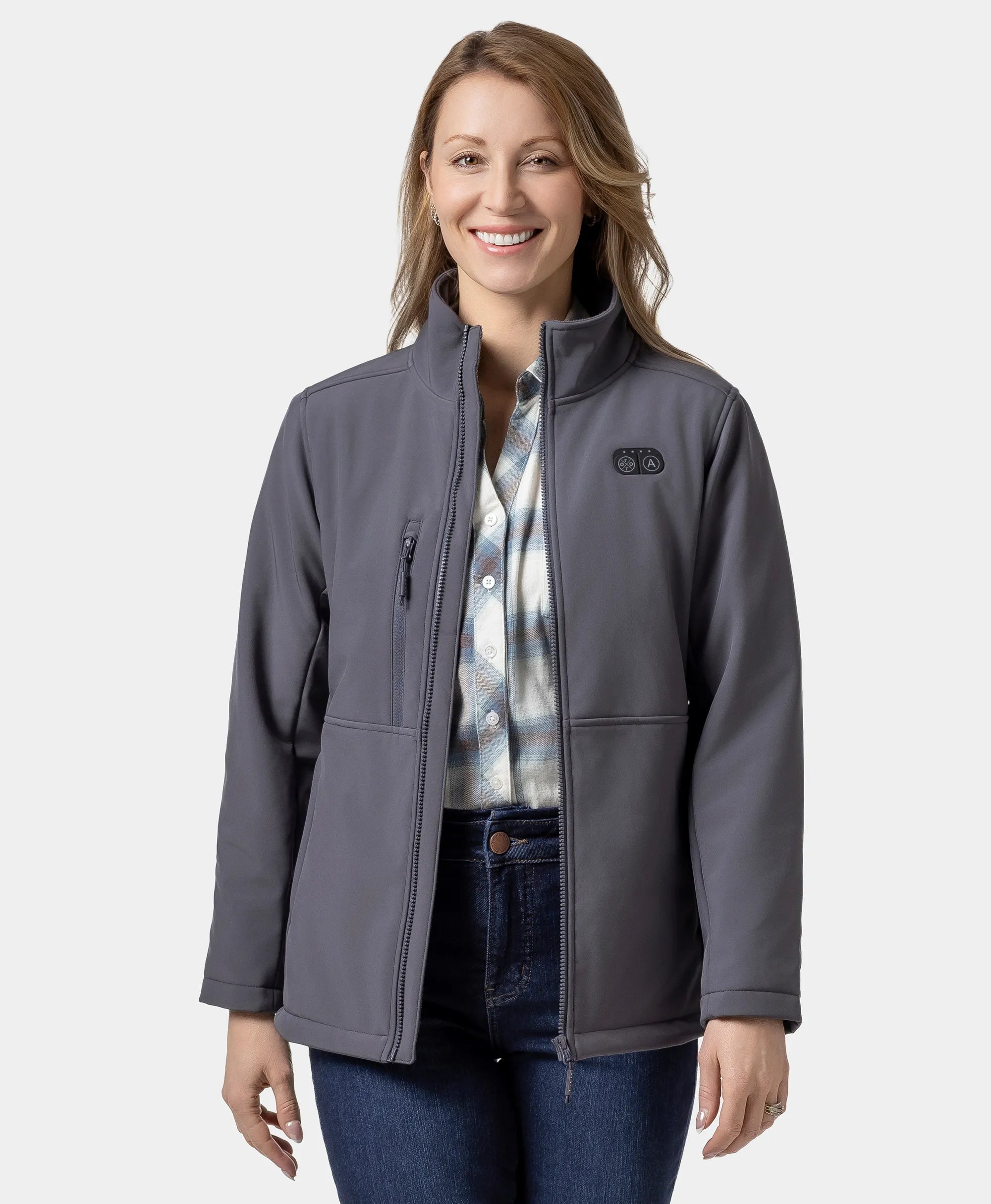 Maverick SureWarm® Women's 6-Zone Dual-Control Heated Softshell Jacket, Thumbnail 5