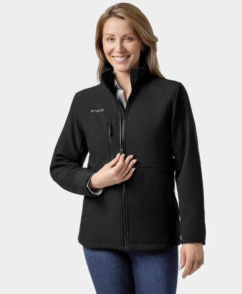 Women's 5-Zone Heated Softshell Jacket ,view 1