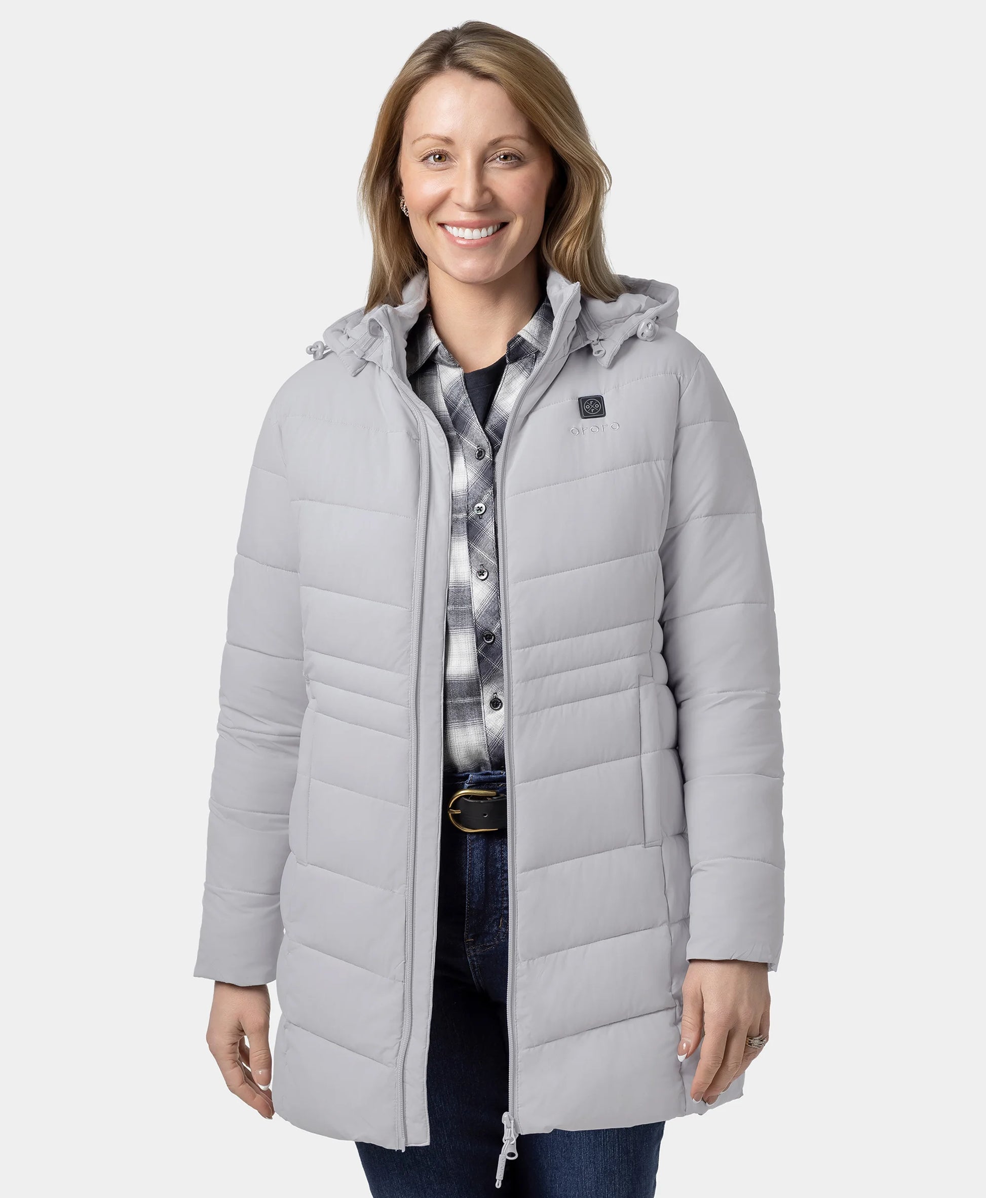 Parka Women's Heated Jackets Women's Heated Puffer Parka