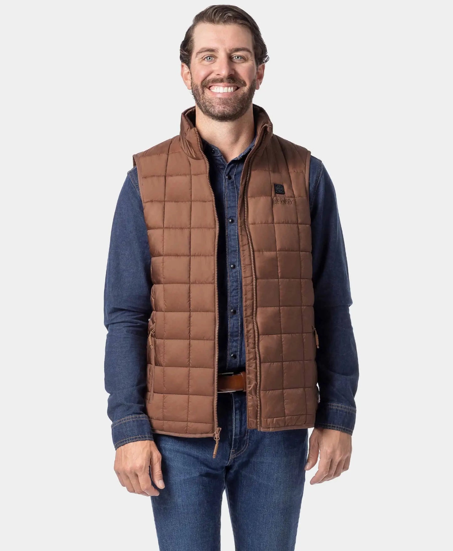 Prism Men's 4-Zone Quilted Heated Gilet