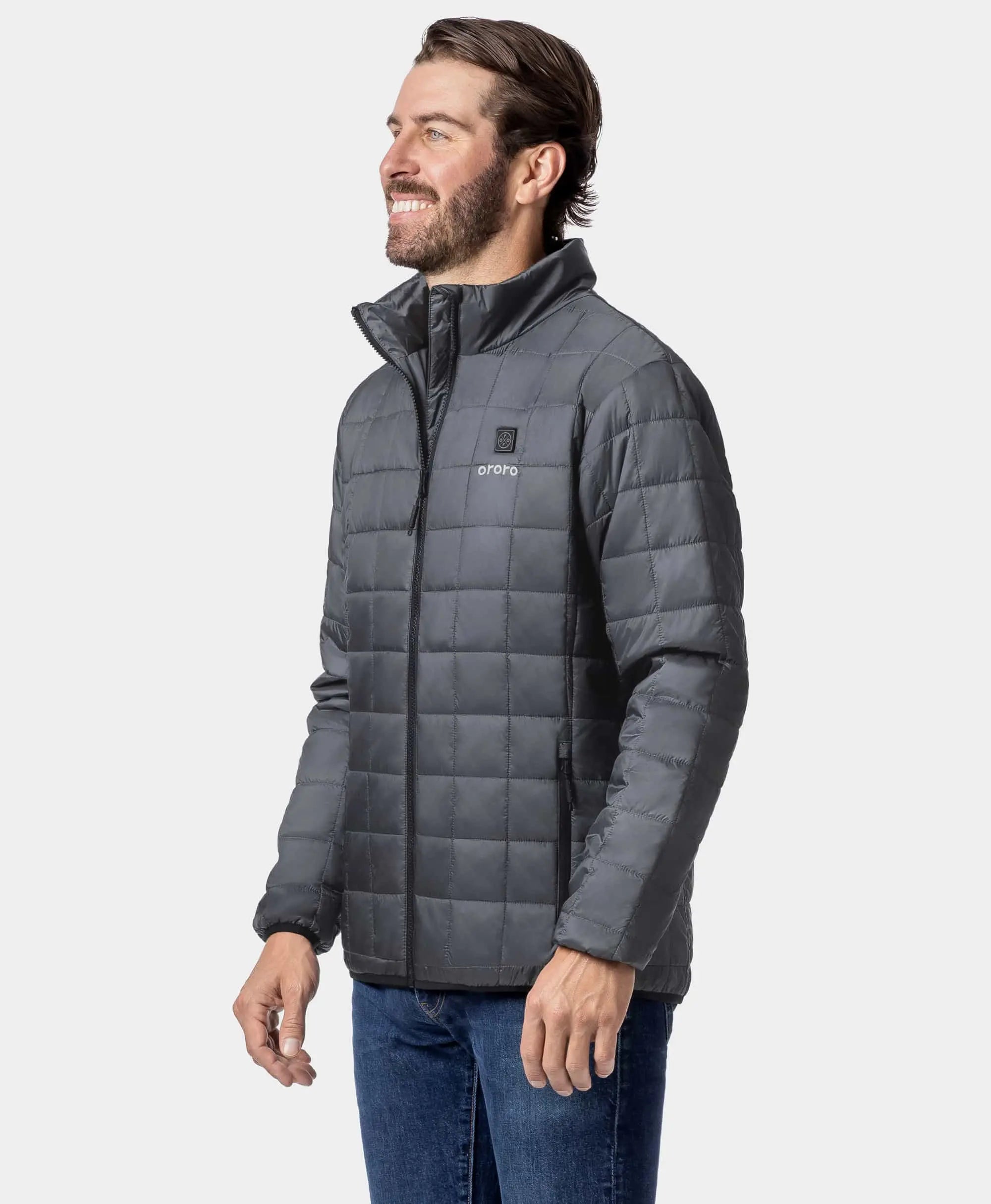 Prism Men's 4-Zone Quilted Heated Jacket
