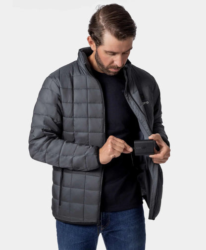 Prism Men's 4-Zone Quilted Heated Jacket