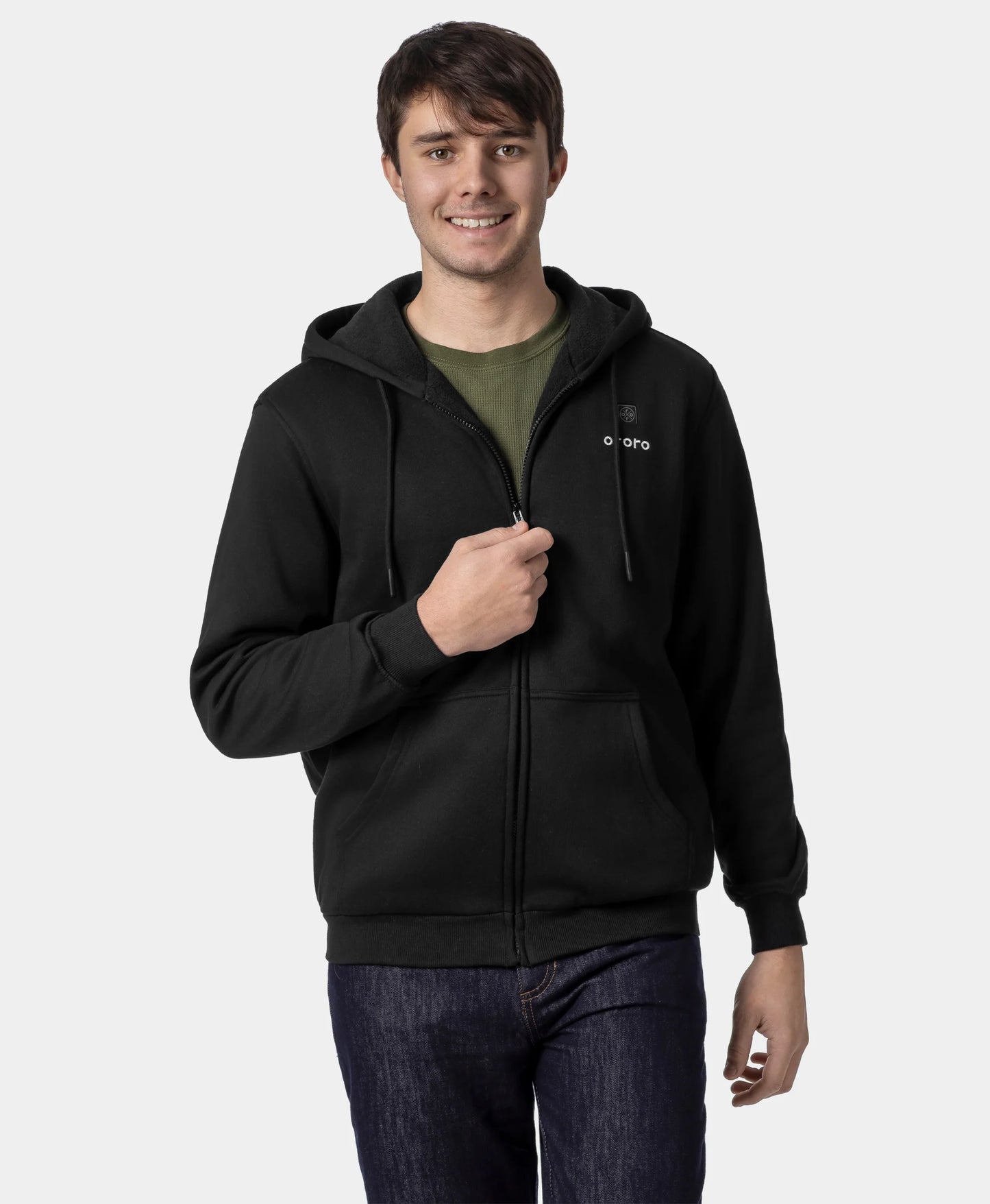 Element Unisex 4-Zone Fleece Heated Hoodie
