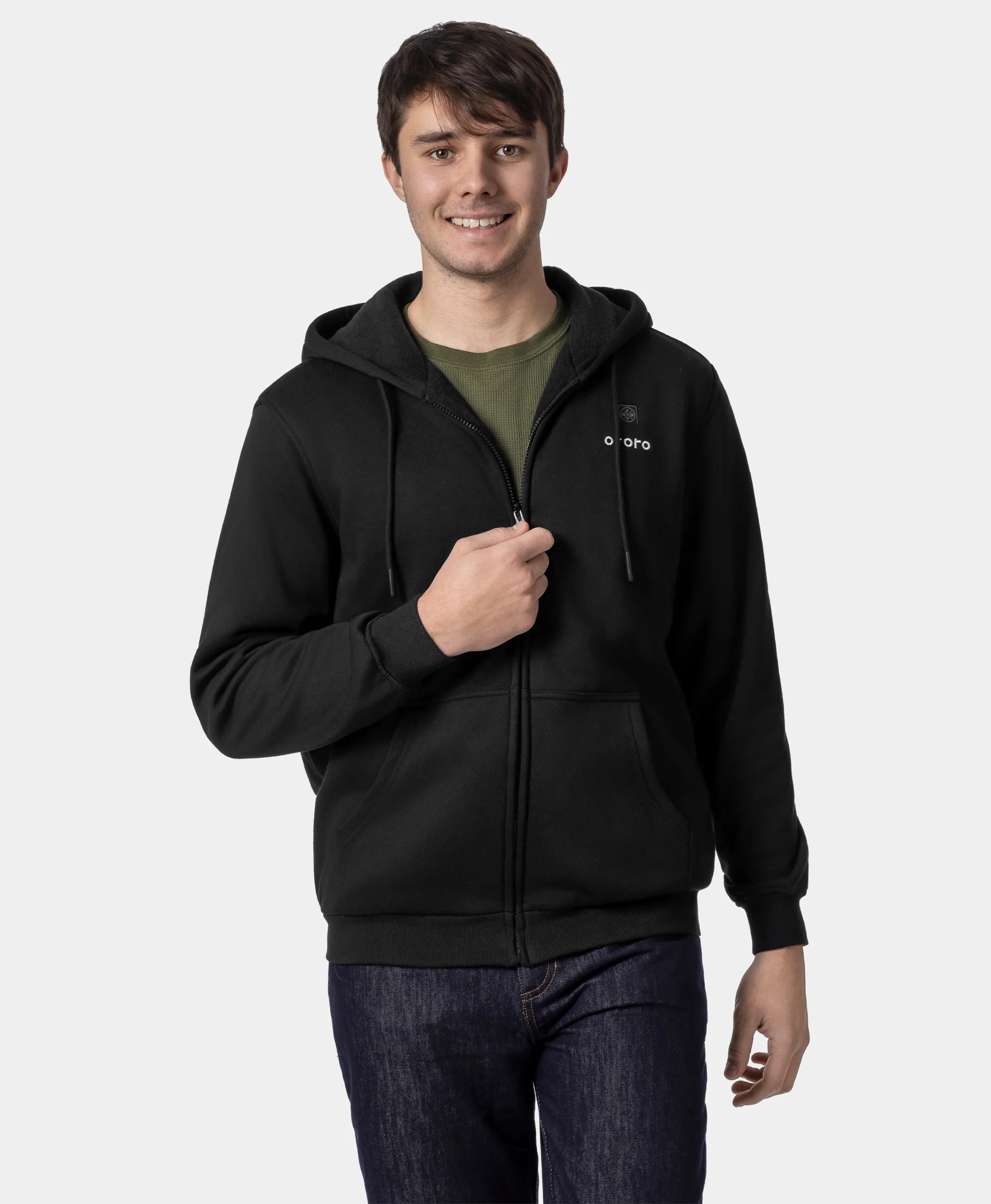 Element Unisex 4-Zone Fleece Heated Hoodie, Thumbnail 14