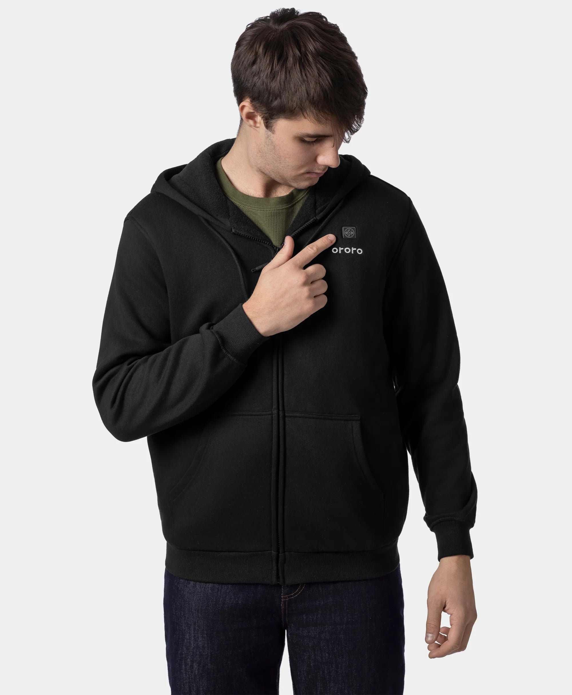 Element Unisex 4-Zone Fleece Heated Hoodie, Thumbnail 15