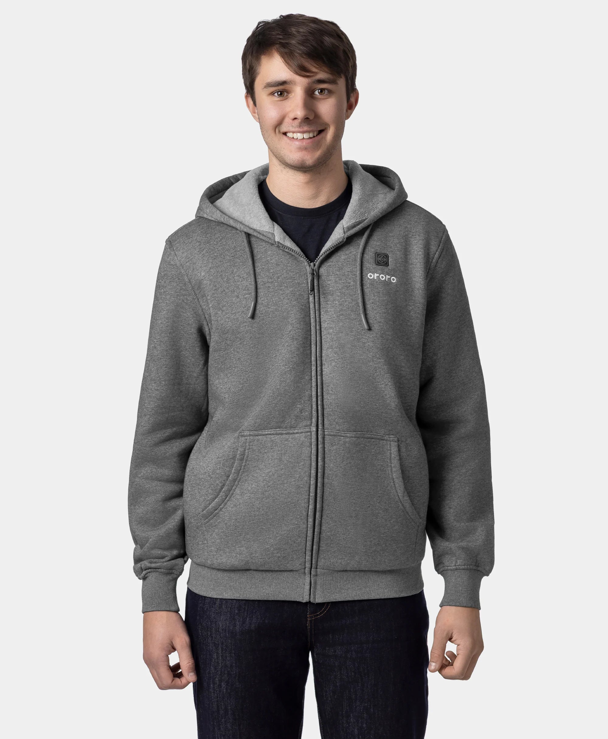 Element Unisex 4-Zone Fleece Heated Hoodie, Thumbnail 1