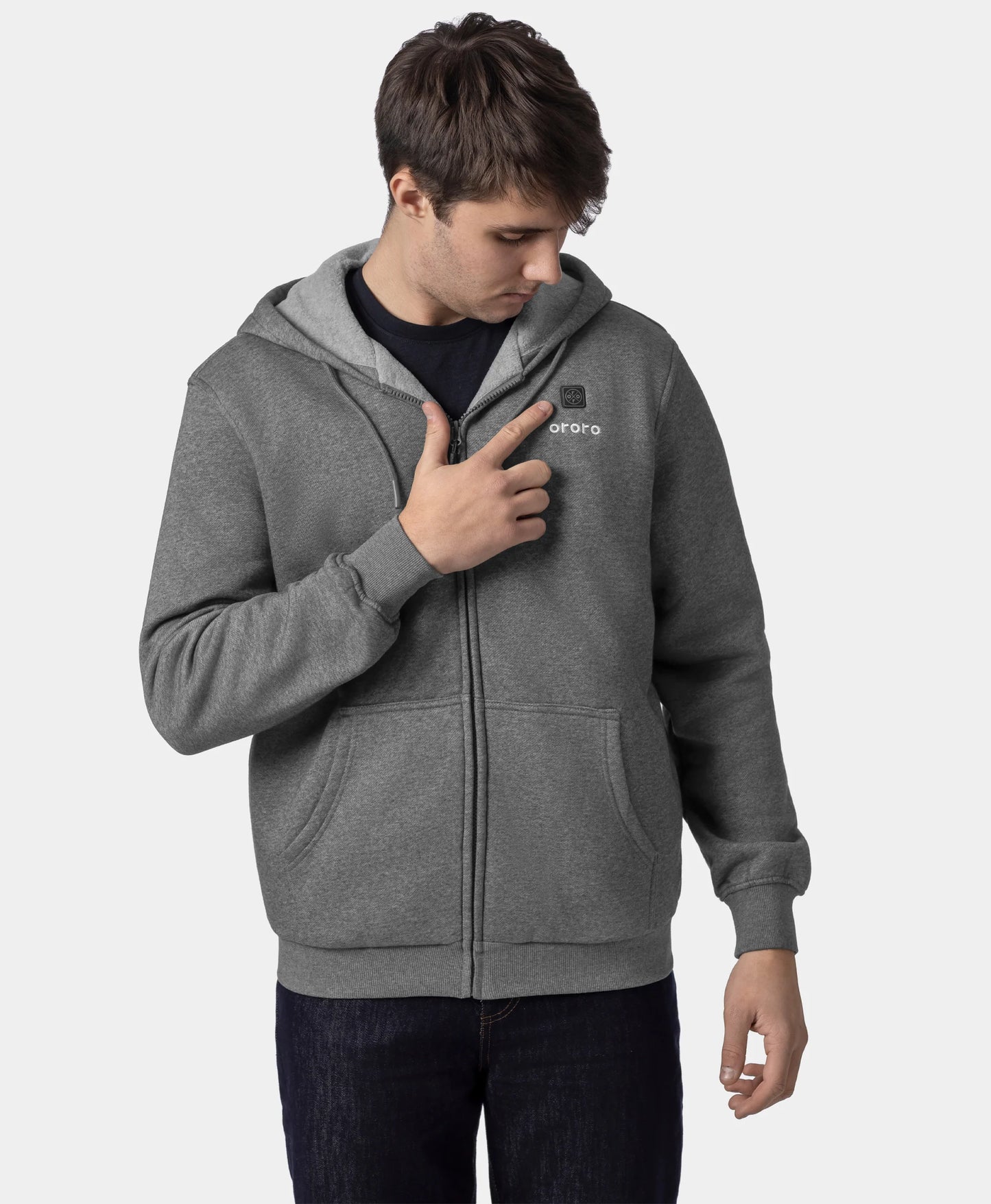 Element Unisex 4-Zone Fleece Heated Hoodie