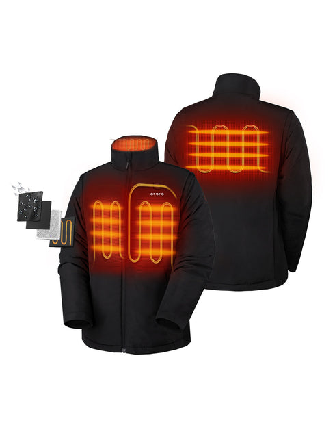 Left & Right Chest, Upper Back and Collar Heating ,view 1