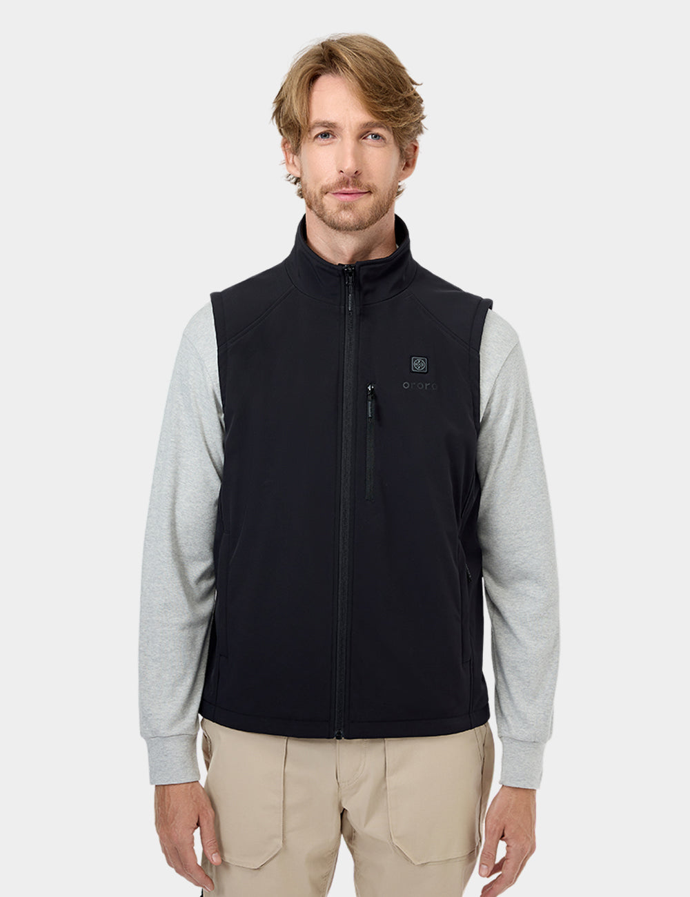 (Open-Box) Men's Heated Softshell Gilet - Black