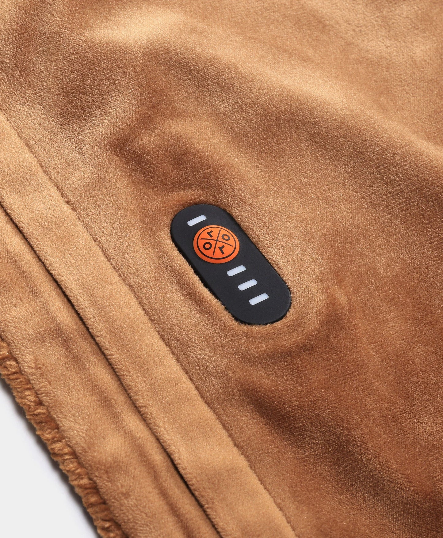 Power button on back of pillowcase