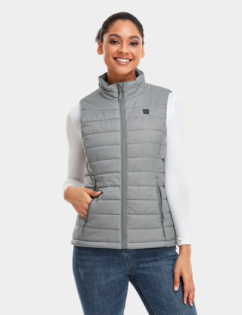 Women's Classic Heated Gilet - Grey view 1