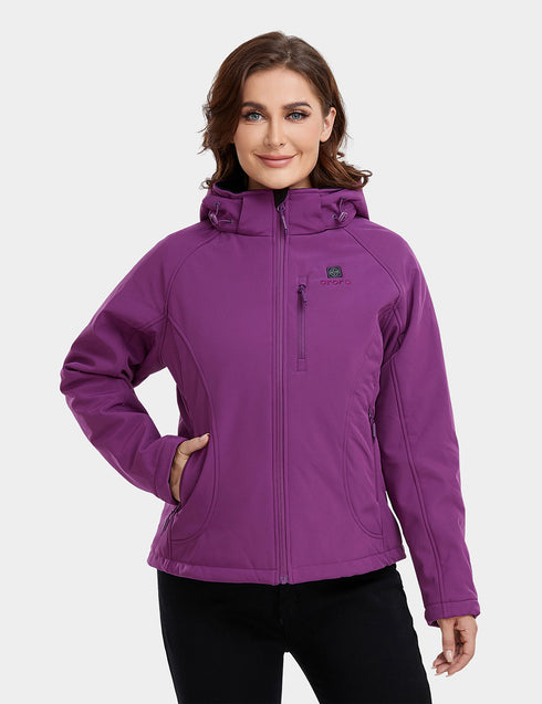 Women's Classic Heated Jacket - Purple ,view 1