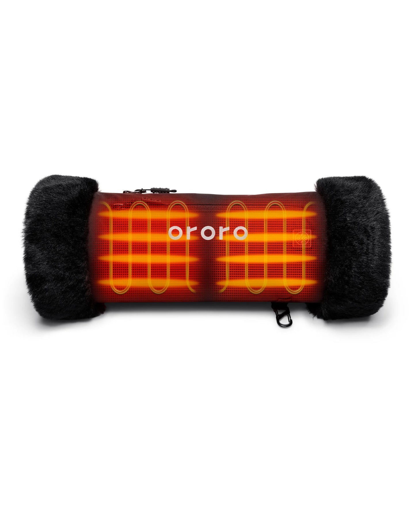 Queen Cove Unisex 2-Zone Heated Faux Fur Hand Warmer