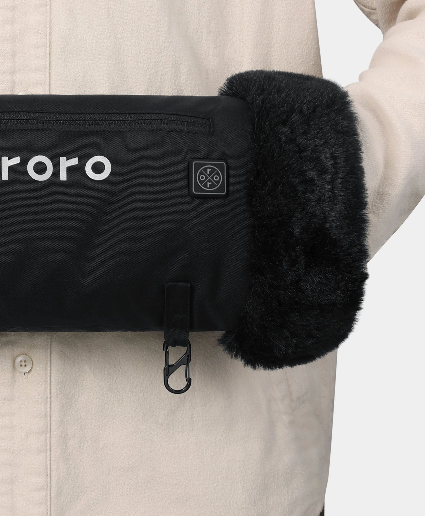 Queen Cove Unisex 2-Zone Heated Faux Fur Hand Warmer