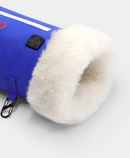 Queen Cove Unisex 2-Zone Heated Faux Fur Hand Warmer