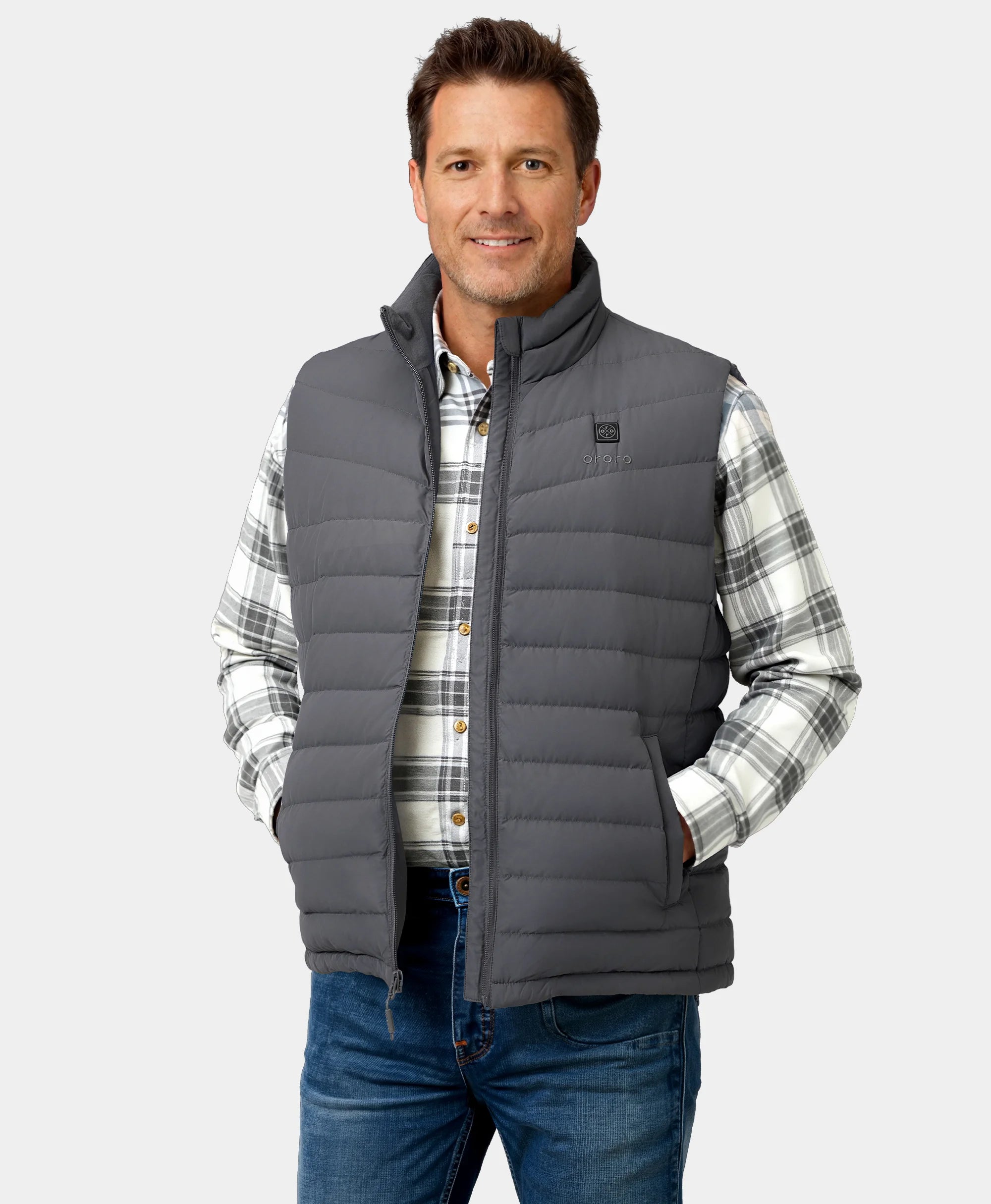 Men's Heated Lightweight Down Gilet, Thumbnail 14