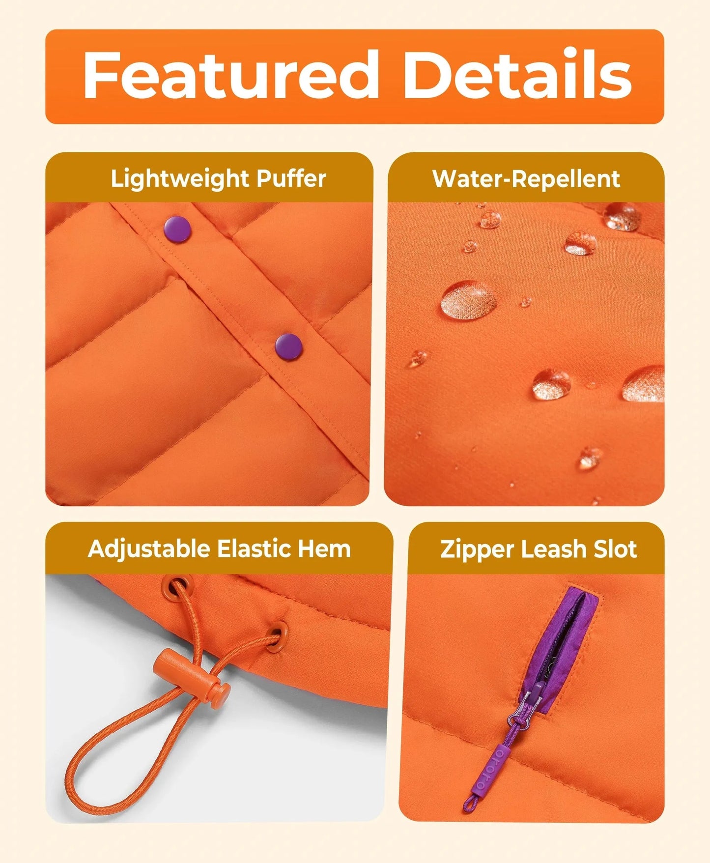 Snøwoof 3-Zone Heated Dog Puffer Vest