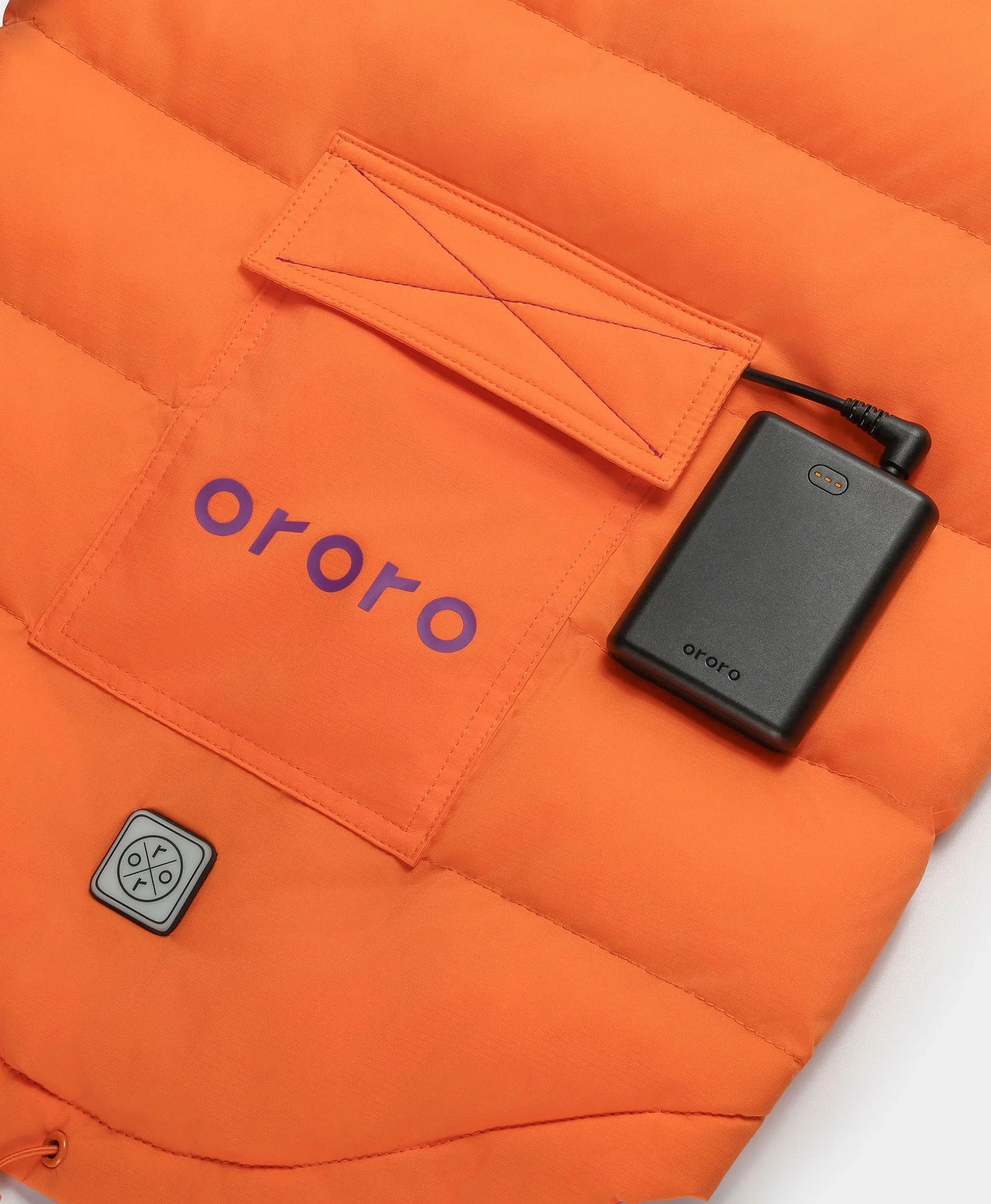 Snøwoof 3-Zone Heated Dog Puffer Vest battery pocket