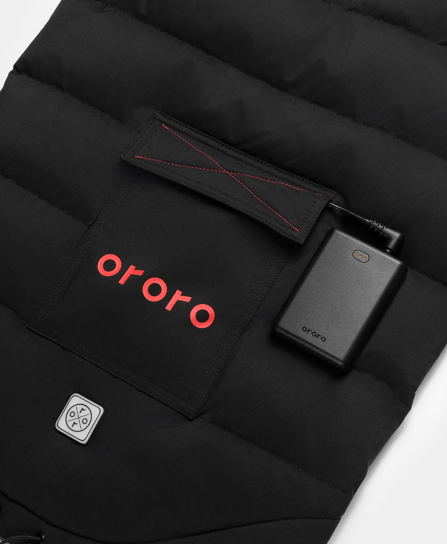 Snøwoof 3-Zone Heated Dog Puffer Vest battery pocket