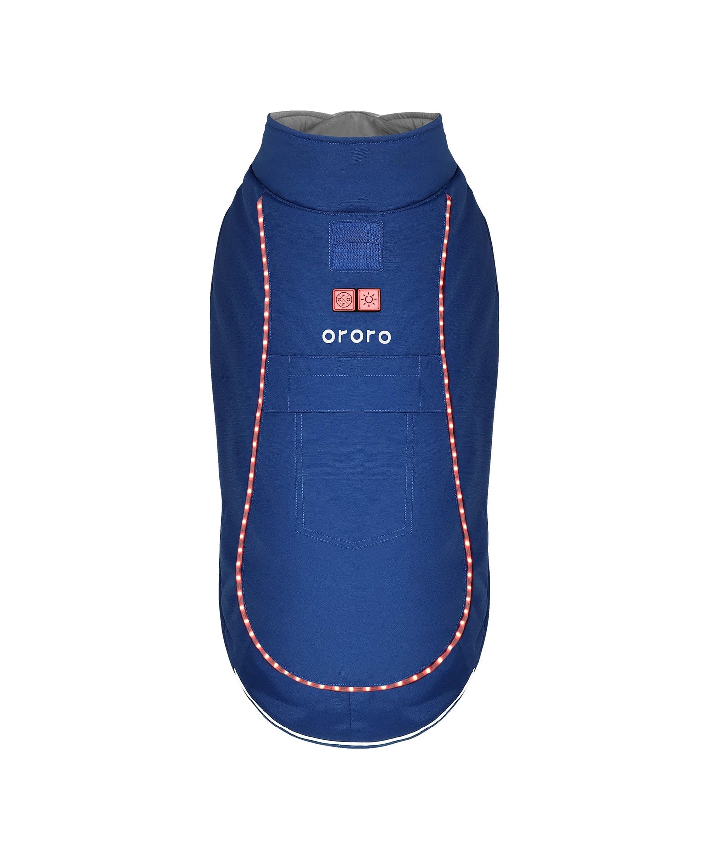 KOLDPWOOF 4-Zone Heated Dog Vest w/ LED Lights