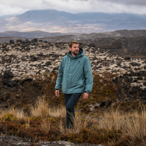 Men's Thermolite® Heated Padded Jacket - Eucalyptus View 1