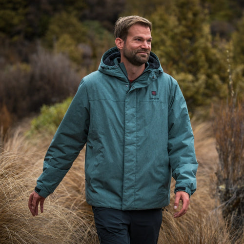 Men's Thermolite® Heated Padded Jacket - Eucalyptus View 4