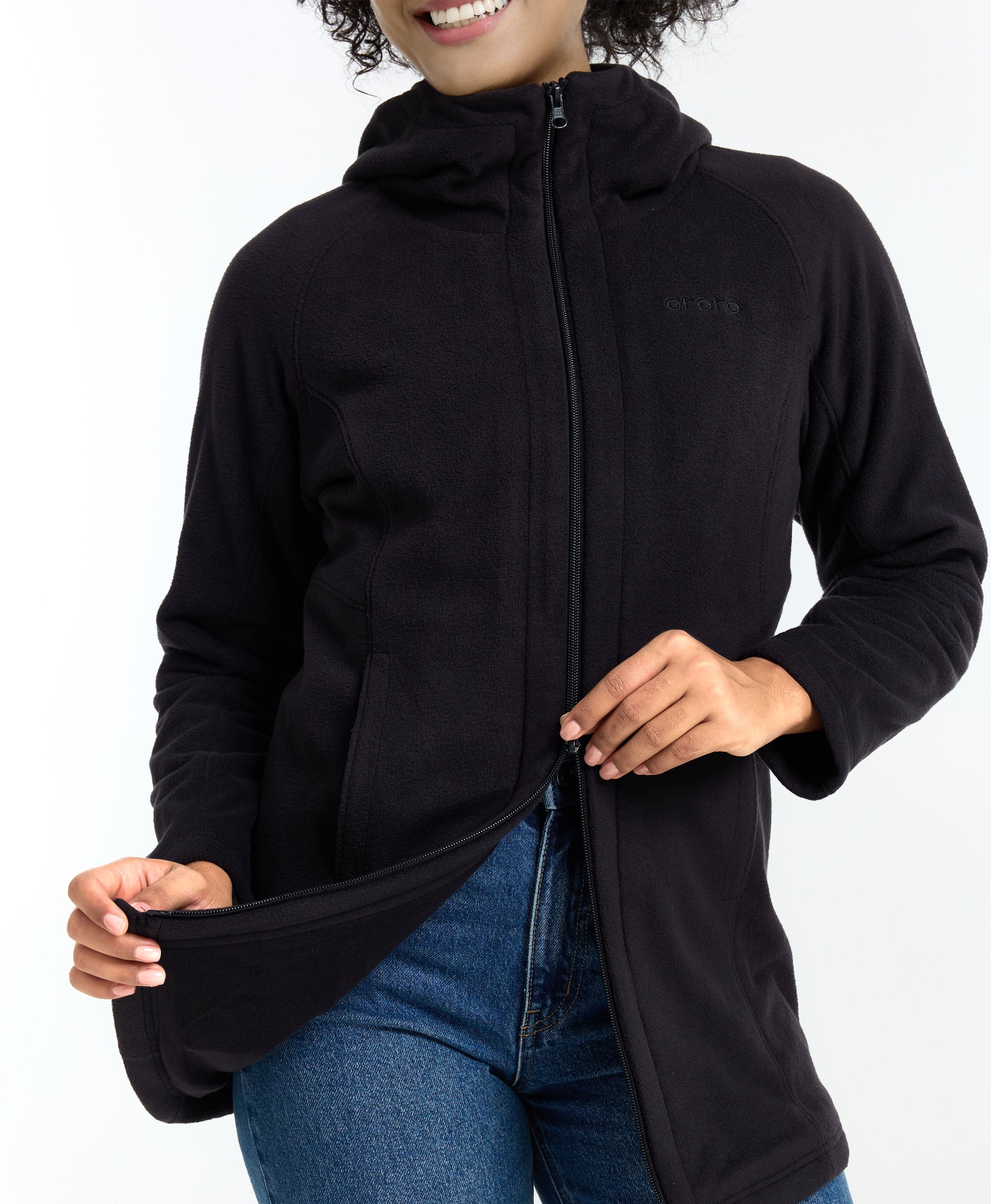 (Open-box) Felicity Women's Heated Fleece Hoodie Jacket, Thumbnail 22