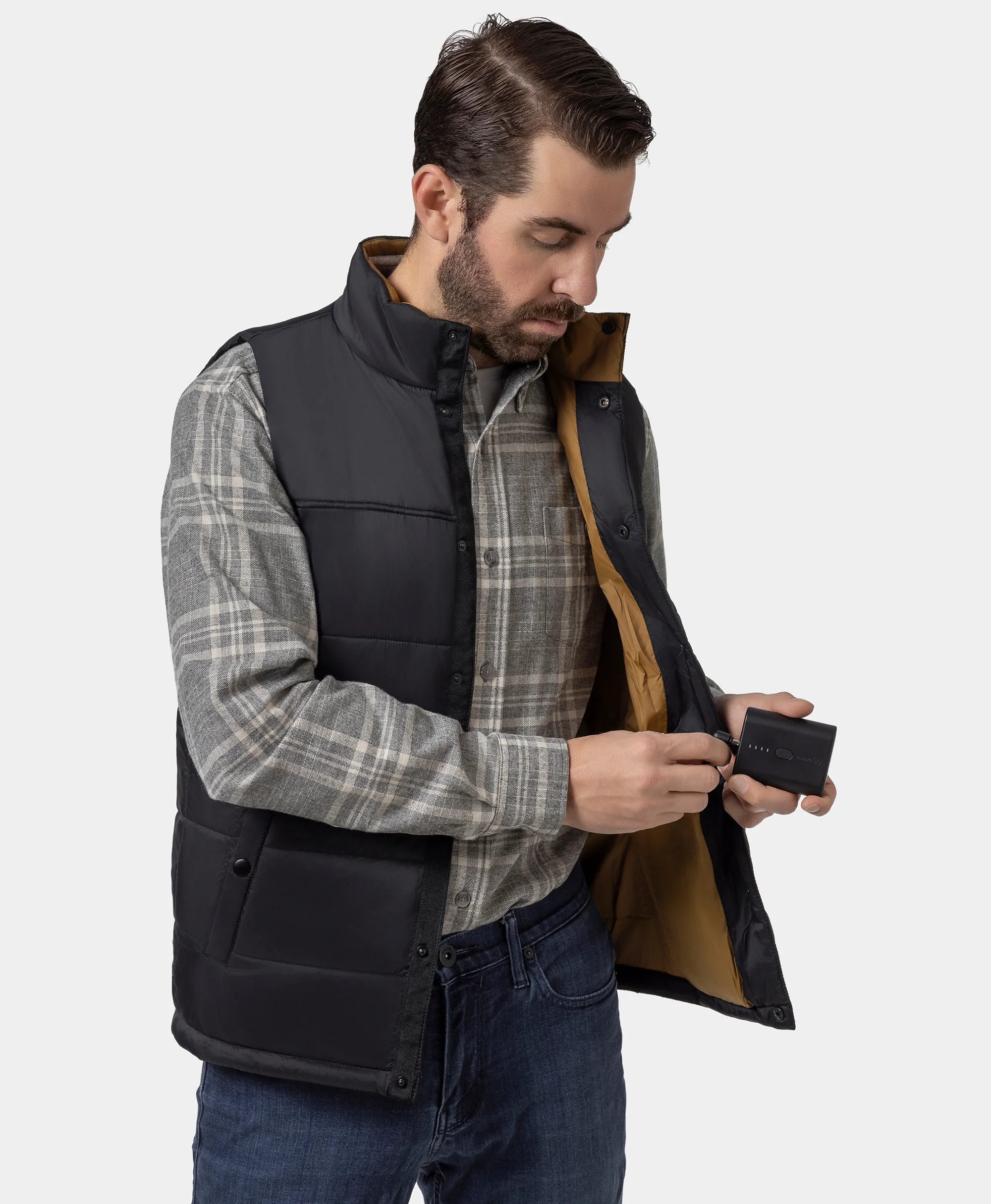 Final Sale - PuffLyte Men's 3-Zone Heated Lightweight Gilet, Thumbnail 4