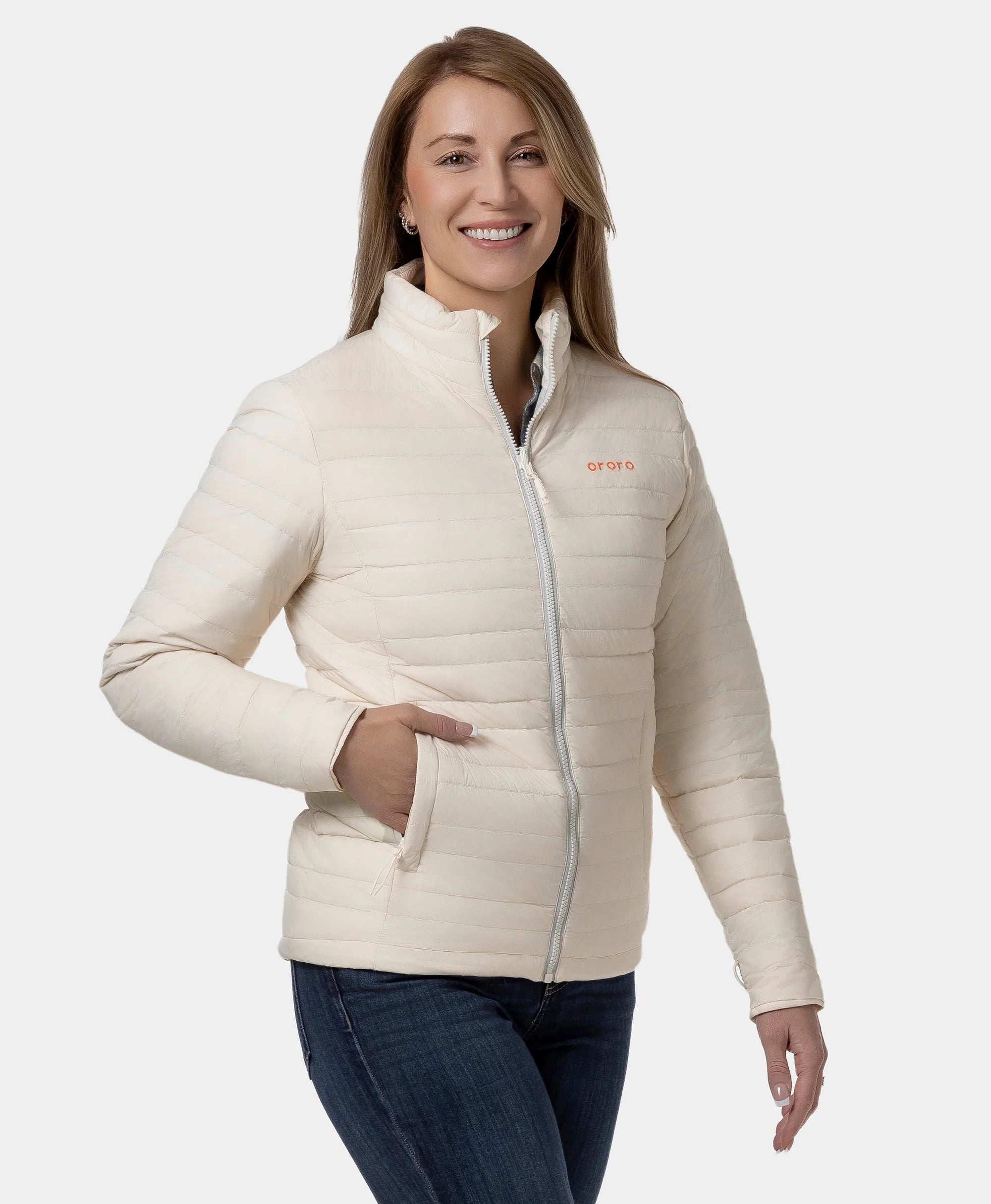 (Open-box) River Ridge Women's Heated Lightweight Down Jacket, Thumbnail 4