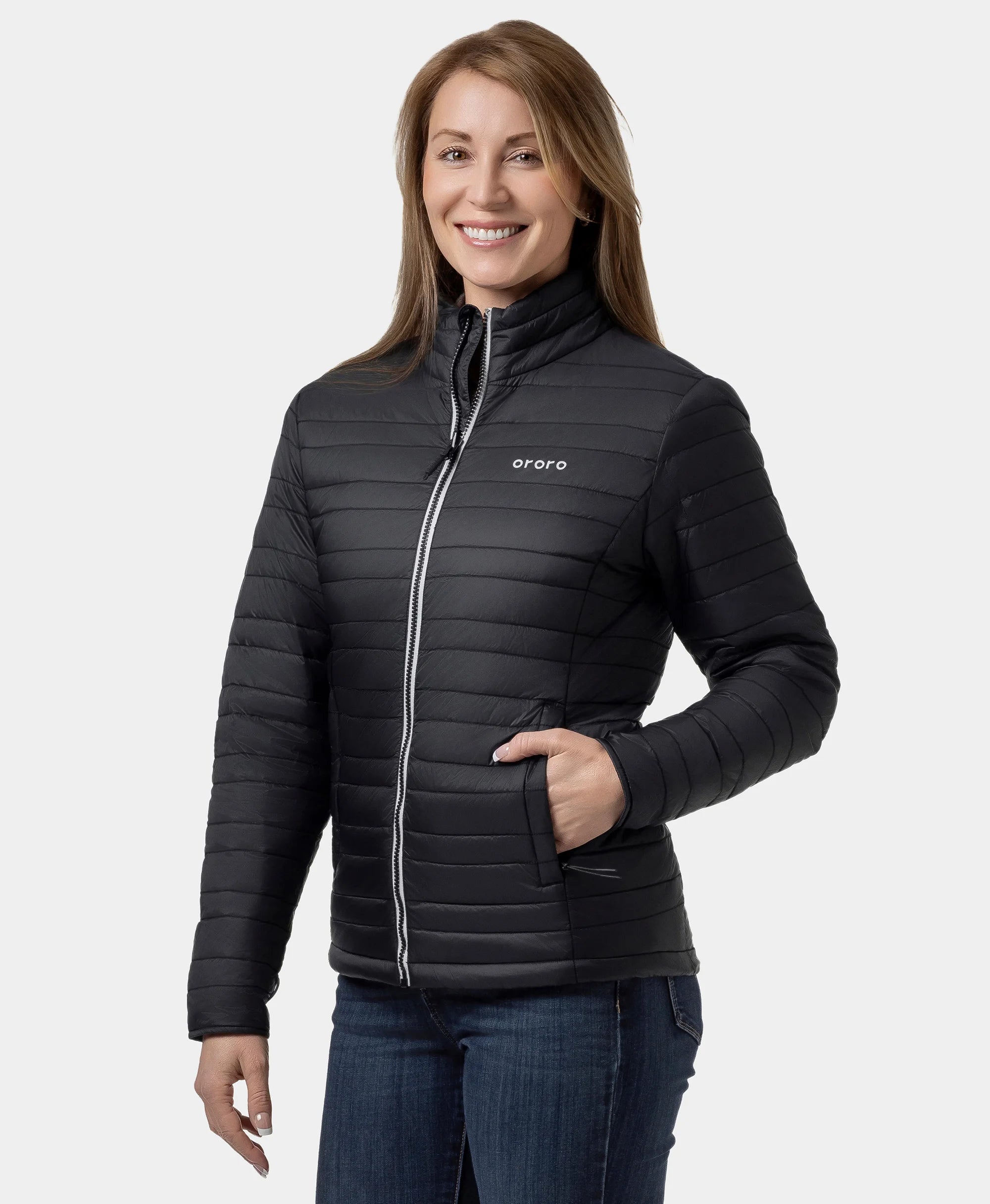 (Open-box) River Ridge Women's Heated Lightweight Down Jacket, Thumbnail 17