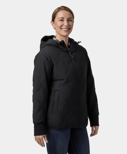 Stargazer Women's Heated Quilted Hoodie Jacket