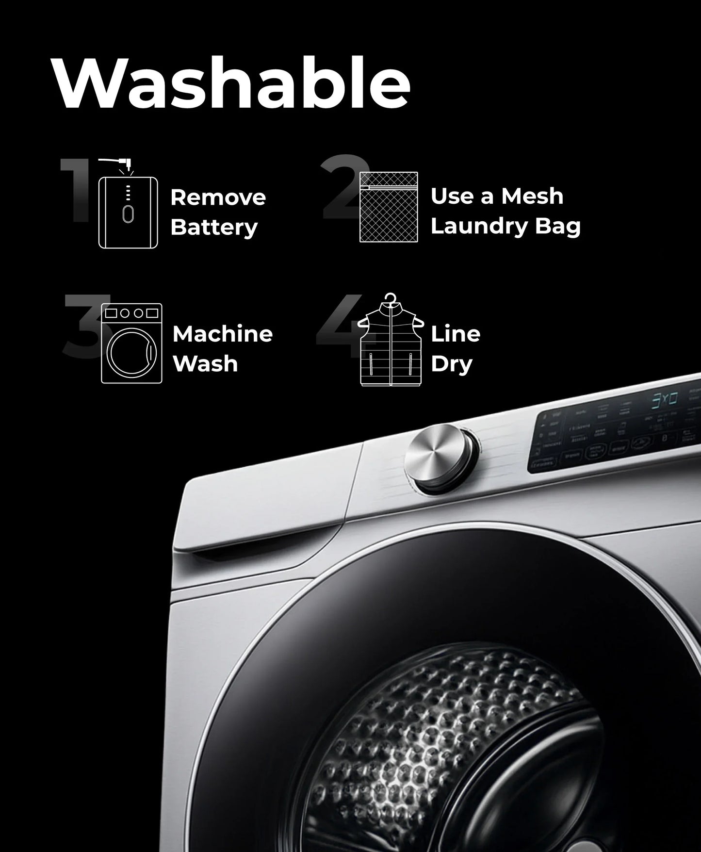 Aeropro Men's 8-Zone Packable Heated Down Jacket