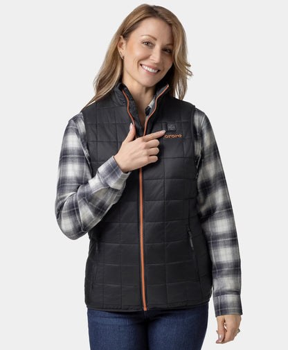 Prism Women's 4-Zone Quilted Heated Gilet