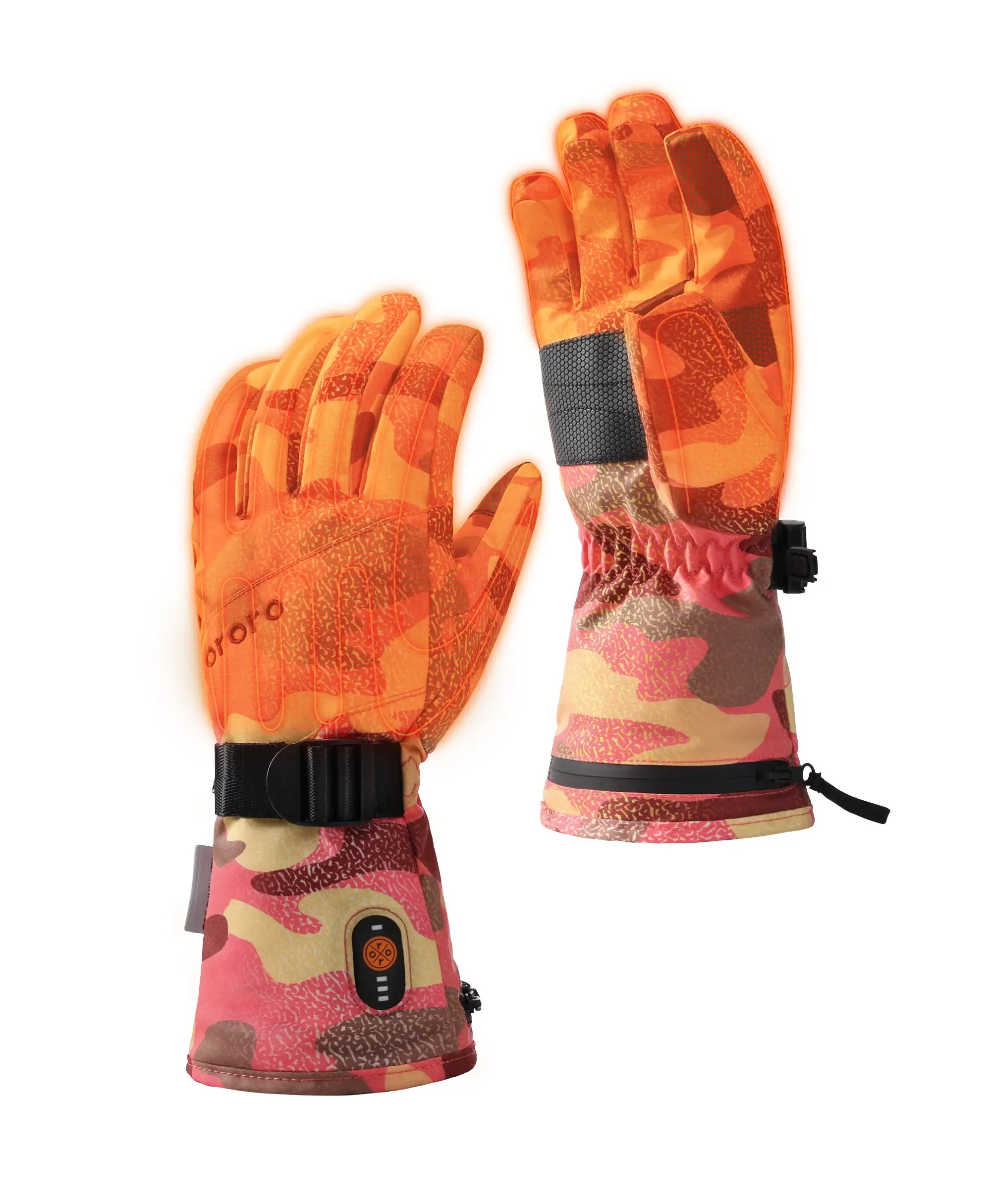 (Open-box) Kyoto Women's Colorprint Heated Lightweight Gloves, Thumbnail 2